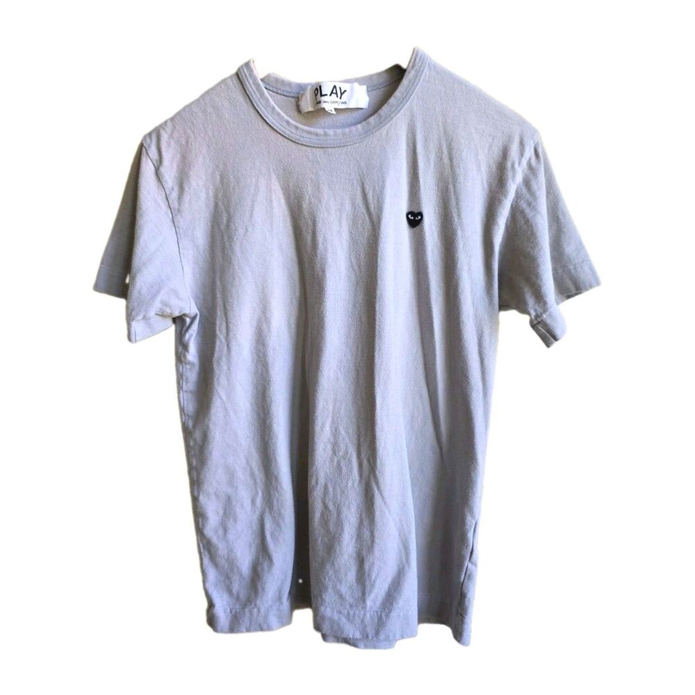 COMME Des GARCONS CDG PLAY contrast Heart Logo t-shirt Medium Gray